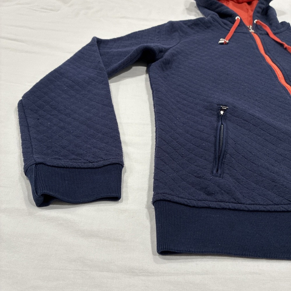 Womens Lauren Ralph Lauren Active‎ Jacket Size Small Blue/Orange Hooded Quilted - Picture 2 of 16